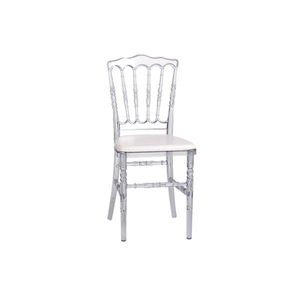ChAISE NAPOLEON CRISTAL assise blanche